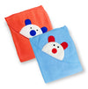 First Kick Baby Blankets Newborn Combo Pack of Rainbow A/C Blanket for Baby Wrapper for Baby Boys and Baby Girls, Pack of 2 Blue