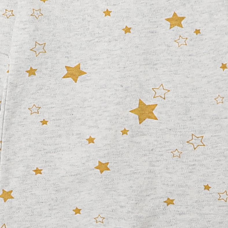 O2 Baby Baby Boys Girls Organic Cotton Zip Front Sleeper Pajamas, Footed Sleep  'N Play(6-12 Months, Star & Stripes)