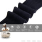 Petrass Girls Tights Toddler Cable Knit Cotton Footed Seamless Dance Ballet Baby Girls' Leggings 4 Pack Black/Ivory/Grey/Navy 9-