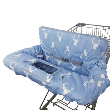 Shopping Cart Cover For Baby Boy Girl, Non-Slip Design Cart Covers For Babies, Infant Cotton High Chair Cover, Machine Washable,