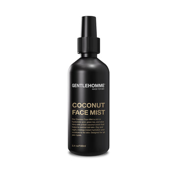Hyaluronic Acid & Aloe Coconut Face Mist For Men - Hydrating & Refreshing Green Tea & Rose Water Facial Mist For All Skin Types