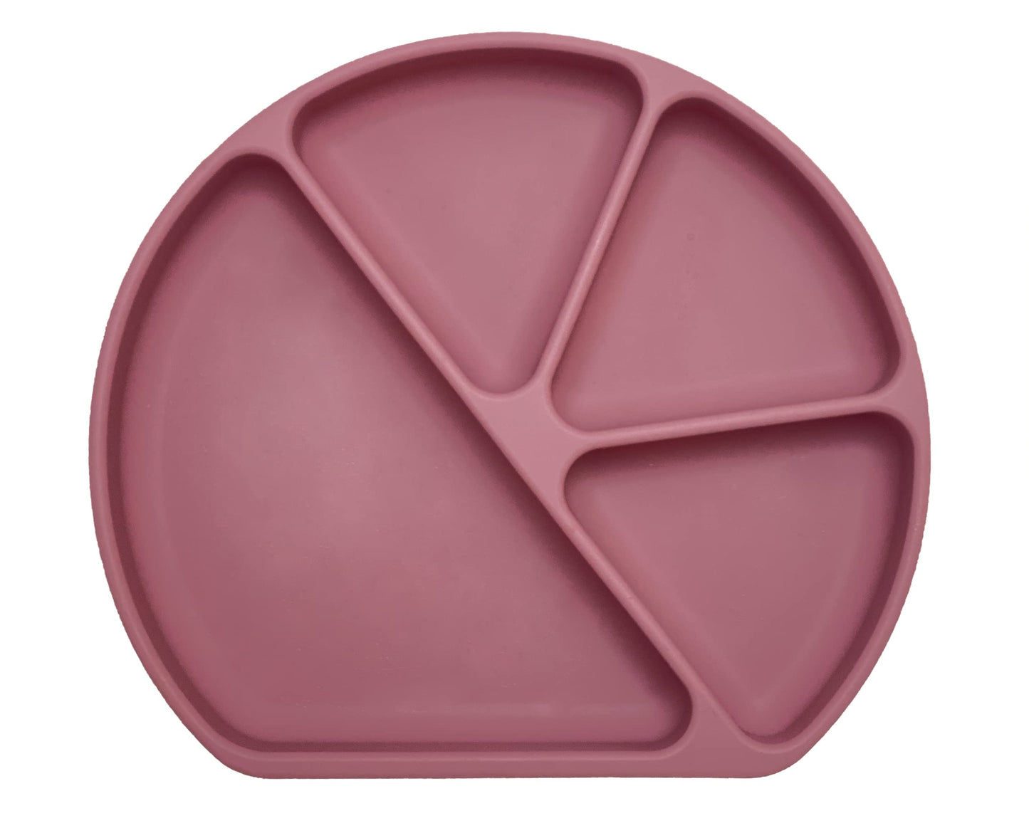 Otterlove Silicone Baby Plate With Suction Base - 100% Platinum Pure Lfgb Silicone With No Fillers - Bpa Free - Fits Most Highch