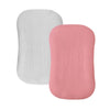 Hooyax Muslin Baby Lounger Cover 2 Pack, 100% Cotton Durable Newborn Lounger Cover, Soft And Breathable Infant Lounger Cover For