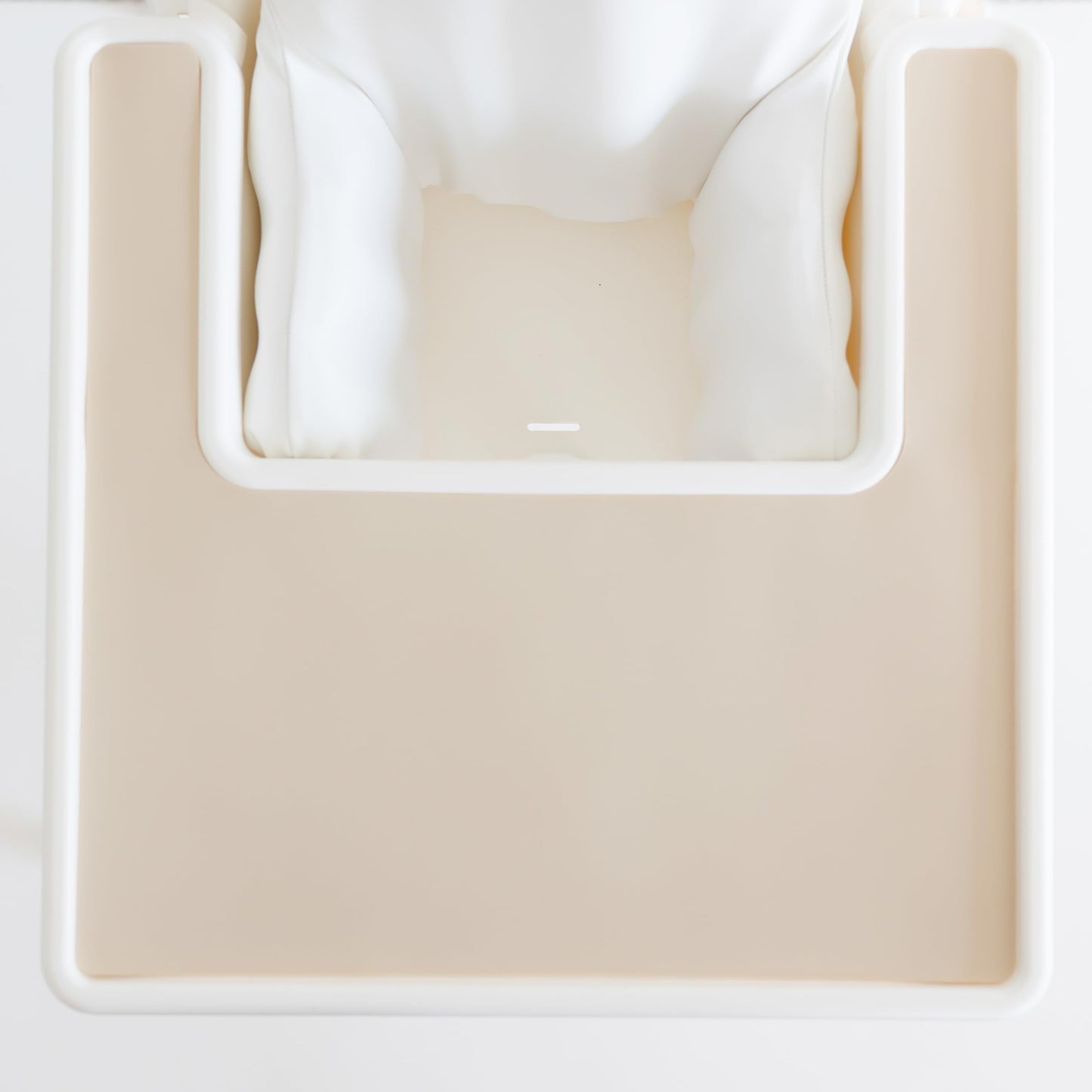 Yeah Baby Goods Placemats Compatible W/Antilop High Chair (Toasted Marshmallow) - Slip-Resistant & Food-Grade Silicone High Chai