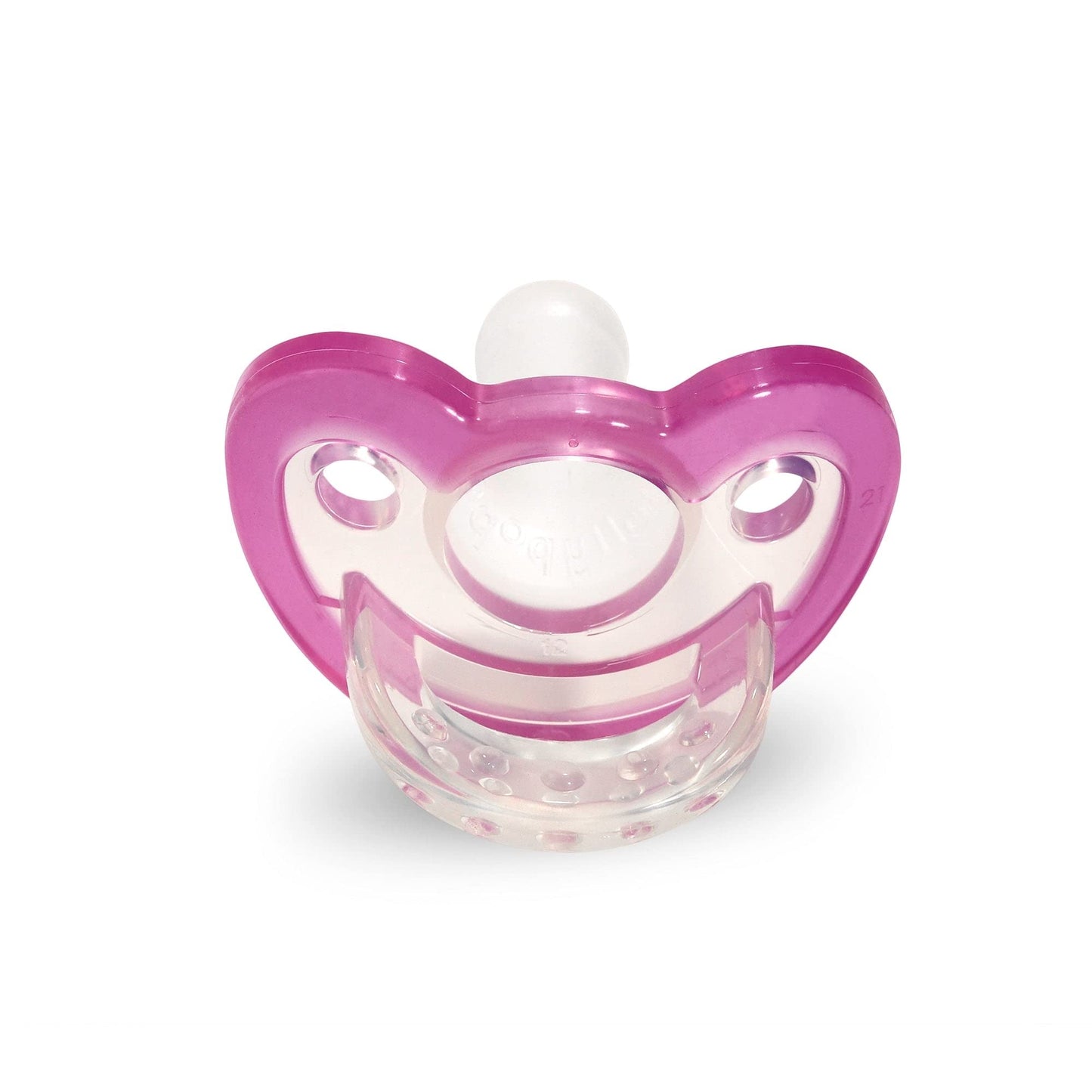 Razbaby Jollypop Newborn Pacifier 0-3 Months - Soft, Bpa-Free Silicone, Usa-Made, Durable One-Piece, Dishwasher Safe, Sterilizab