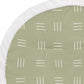Sweet Jojo Designs Sage Green Boho Mudcloth Boy Or Girl Baby Playmat Tummy Time Infant Play Mat - White Bohemian Woodland Tribal