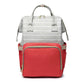 House Of Quirk Baby Diaper Bag Maternity Backpack (Red/Stripe)