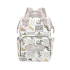 Noverbibi Custom Diaper Bag - Cute Dragon Baby Bag, Personalized Nursing Daypack Tote with Custom Name