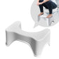 Techhark Perfect Posture Plastic Squat Potty Step Stool For Western Toilet Scientific Angle, AntiSlip, AntiConstipation, 19 Cm