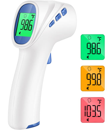 Forehead Thermometer For Adults And Kids, Digital Infrared Thermometer With Fever Alarm, Fsa Hsa Eligible, Fast Accurate Results