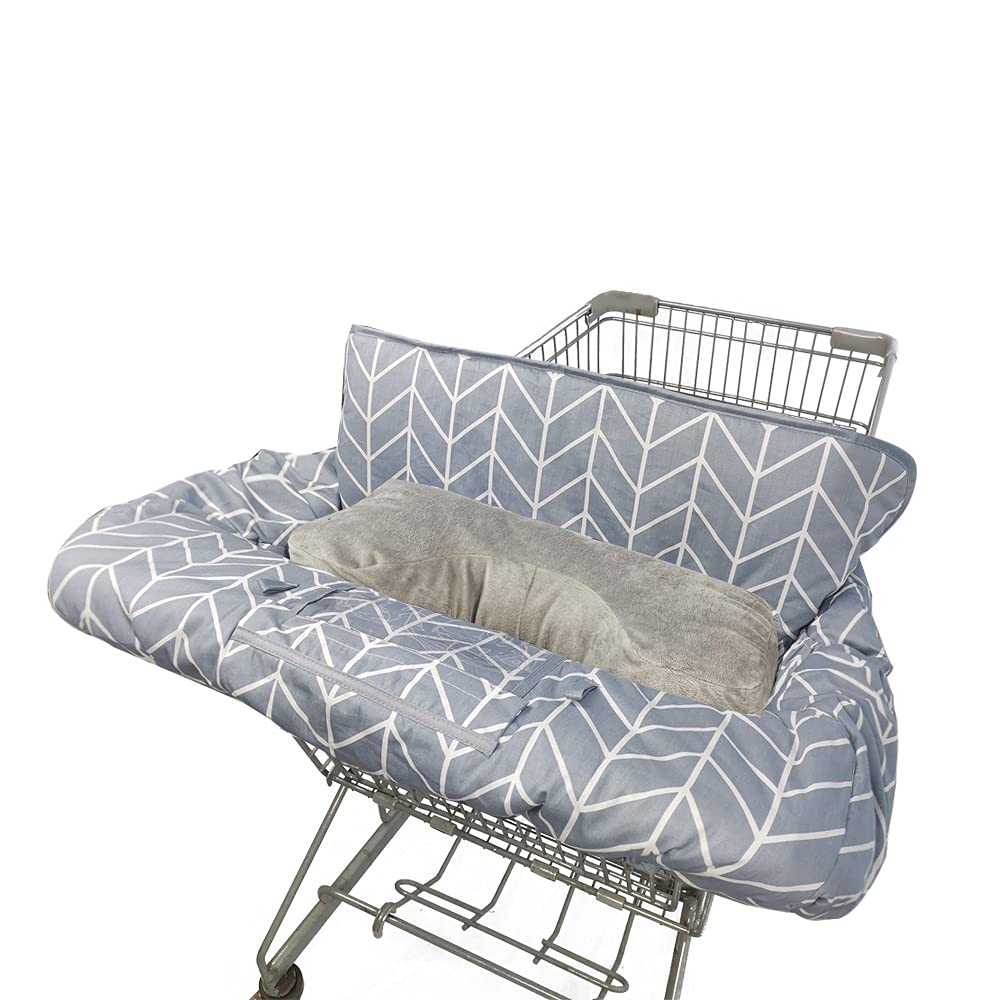 Shopping Cart Covers For Baby, Seat Positioner High Chair Cover, Machine Washable For Infant, Toddler, Boy Or Girl