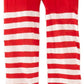 Jefferies Socks Baby Girls' Stripe Tights, Red/White, 6-18 Months