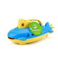 Green Toys Submarine in Yellow & blue - BPA Free, Phthalate Free, Bath Toy with Spinning Rear Propeller. Safe Toys for Toddlers,