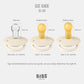 Bibs De Lux Baby Pacifier 2-Pack | Made In Denmark | Bpa Free Dummy Soother, Round Nipple. Silicone, Onesize (0-36 Months), Clou