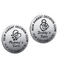 New Dad Mom Gifts Funny Decision Making Coin, New Baby Gift For Parent Mummy Daddy Pregnancy Women First Time To Be Moms Dads Mo