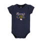 Hudson Baby Unisex Baby Cotton Layette Set, Girl Mommy Pink Navy, 9-12 Months