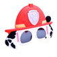 Sun-Staches Paw Patrol Official Marshall Sunglasses Costume Accessory, UV400 Lenses, Fire Dog Red Mask, One Size Fits Most, 8