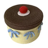 MYADDICTION Cotton Rope Storage Basket Round Gifts Covered for Clothes Diaper Home Decor