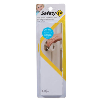 Safety 1St Grip N' Twist Door Knob Cover, 4-Count
