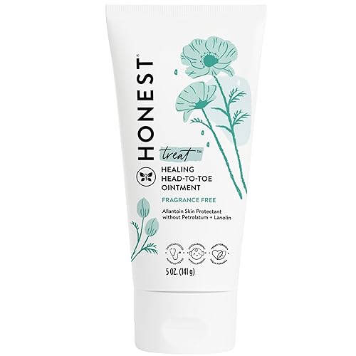 The Honest Company Head To Toe Multi-Purpose Healing Ointment  Gentle For Baby  Hypoallergenic, Vegan, Allantoin-Powered  5 Oz