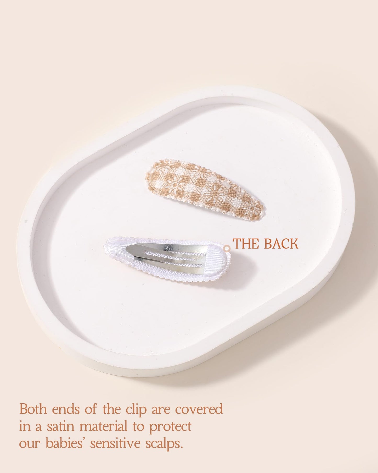 Doboi 40Pcs Toddler Hair Clips Baby Girl Hair Bows Clips Floral Print Non Slip Wrapped Snap Hairpins Flower Clips For Hair Barre