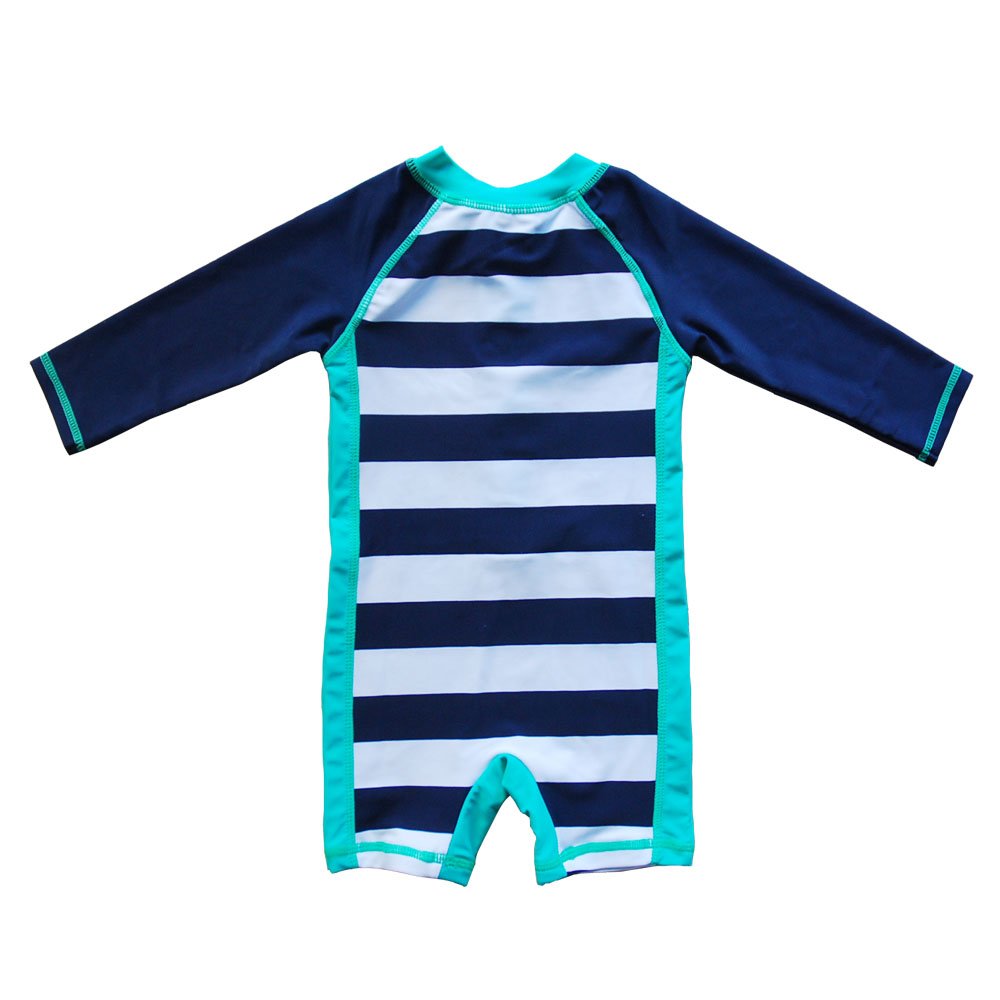 Baby Beach One-Piece Swimsuit Upf 50+ -Sun Protective Sunsuit,Blue 24/36M,3T