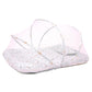 Tidy Sleep Mattress With Mosquito Net, Mosquito Protection Mattress, Size: 90Cm X 65Cm X 10Cm Dino