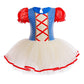 DYMCII Baby Girls Snow White Princess Ballet Dress Leotards Skirted Tutu Kids Halloween Xmas Party Fancy Costume Blue 3T