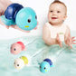 Bath Toys for Toddlers 1-3 Year Old Boys Gifts,Swimming Turtle Bath Toys, Floating Wind-up Bathtub Toys for Baby, Toddler Pool W