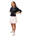 U.S. Polo Assn. Kids Kids Regular Fit Girls Cotton Solid Short Sleeves Polo TShirts (Ugtsh0434_Blue_12M)