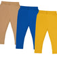 IndiWeaves Girls Cotton 3/4th Leggings/Capri (Pack of 3)(71800171822IWBP328_Multicolor_89 Years)