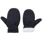 Lined Fleece Toddler Mittens Kids Winter Warm Gloves Waterproof Snow Baby Mitten Child Ski Gloves For Boys Girls Black L
