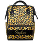 SPYORBKX Personalized Diaper Bag Backpack for Baby Boy Nappy Backpack for Mom Waterproof Diaper Boy Bag for Dad Mom Gifts Leopar