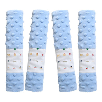 4 Pack Car Seat Belt Straps Cover For Baby Kids, Baby Carrier Straps Covers Stroller Strap Pads Baby Car Seat Belt Neck Covers F