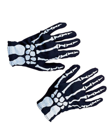 Rubies Skeleton Gloves for Kids, Boys One Pack
