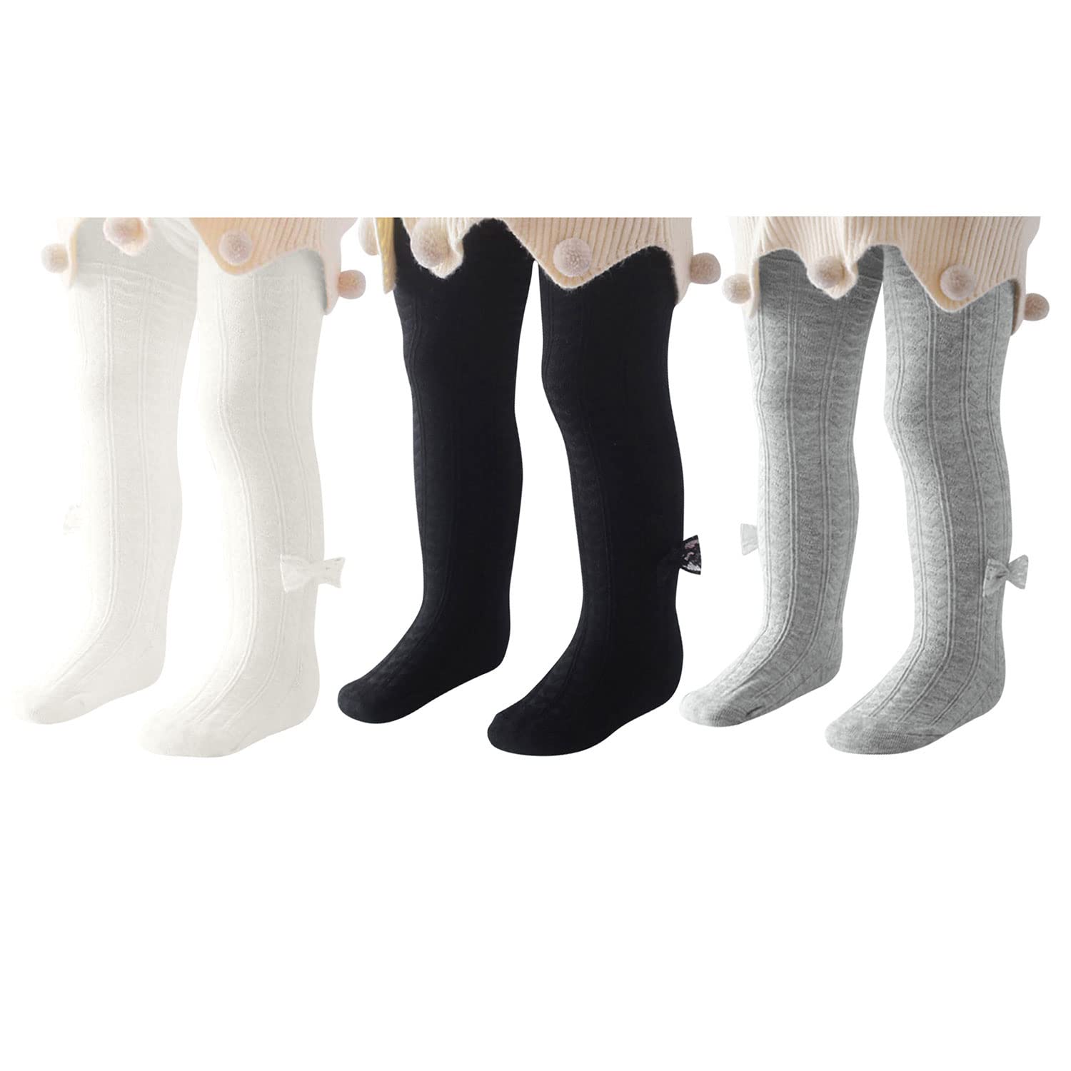 Zando Baby Tights For Girls Soft Comfortable Cotton Pantyhose Infant S – Cutebab WBBAPB0BFW11B9M