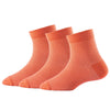 Young Wings WomenS Socks Orange Color Cotton Fabric Free Size Ankle Length Casual & Formal Wear Socks Pack Of 3 W15121K