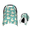 Muishi Funny Ducks Baby Car Seat Canopy Nursing Cover for Newborn Car Seat Breastfeeding Covers Blanket Newborn Shower Gift