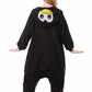 CANASOUR Peguin Onesie Kids Halloween Cosplay Costume Girls One Piece Pjs Anime Unisex Hoodie Pajamas Black For 8-10 Years Boys