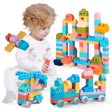 Soft Block Sets for Toddler Aged 2 3 4 5 6 Years Old.Preschool Toy for Early Childhood Education and I-Interactive.Toddler Block