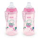 Nuk Active Spill Proof Sippy Cup, 10 Oz, 2 Pack, 8+ Months, Pink - Bpa Free, Spill Proof Sippy Cup