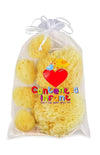 Real Sea Sponges For Babies - 6 Pk Bath Care Set, Gentle, Kind On Skin, For Bathing Washing Body Eyes, Ears Nose, Also For Newbo