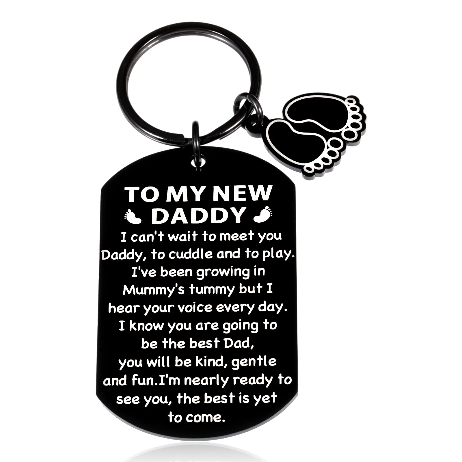 KINMES New Dad Gifts for Men First Fathers Day for New Dad Daddy to be First Time Dad Fathers Day Present from Wife Dad Christma