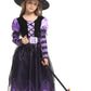 Narecte Halloween Costumes For Girls Halloween Costumes,Witch Costume For Girls Witch Costume,Kids Witch Costume Purple L