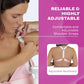Nurturally Nursing And Pumping Bra, Adjustable Breast Pump Bra, Non-Wired Pumping Bra Hands Free, High Support Nursing Bras For