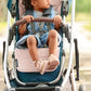 Uppababy Reversible Seat Liner/Water-Resistant And Comfortable/Easy Stroller Attachment/Reed (Charcoal Denim/Cozy Knit)