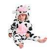 Qzerplay Unisex Kids Baby Cow Halloween Costumes Cartoon Outfit Hooded Homewear 90
