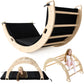 Sherilyn Kids Climber Arch Rocker with Cushion Black, Montessori Climber Indoor Climbing Toys for Toddler, Arch Climber Wooden I