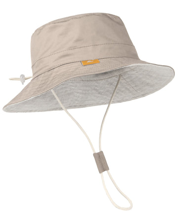 Baby Sun Hat For Boy Girl Toddler Summer Bucket Hat Kids Sun Protection Beach Hat Cotton Baby Hats Light Khaki
