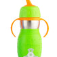 Kid Basix Safe Sippy, Stainless Steel Cup For Babies/Toddlers, Round Spout, Dishwasher Safe, Bpa Free, 11 Oz. Travel/School/Play